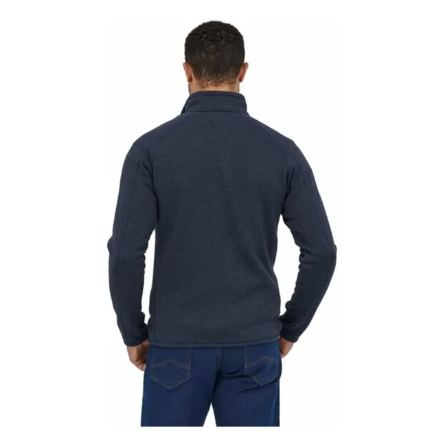 Mejor suéter con cremallera Fibras recicladas | Azul Marino
