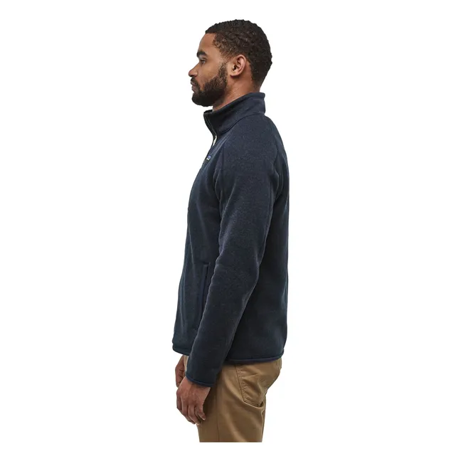 Polaire Zippée Better Sweater Fibres Recyclées | Bleu marine