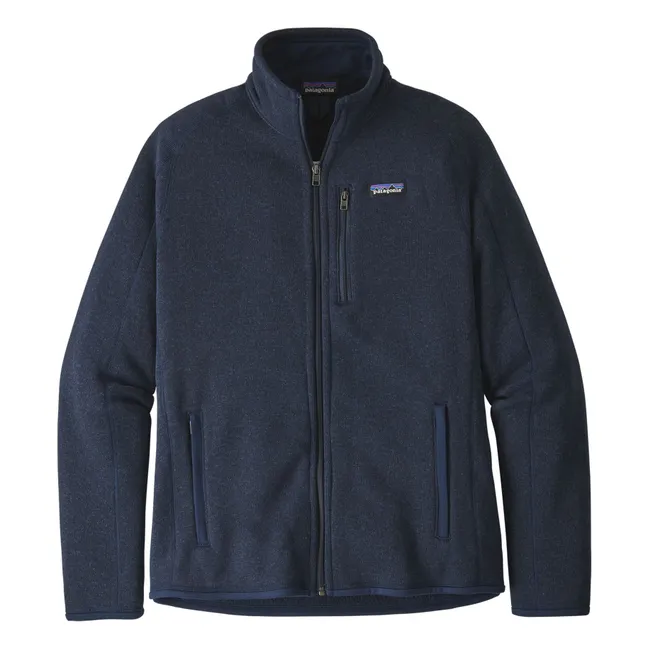 Polaire Zippée Better Sweater Fibres Recyclées | Bleu marine