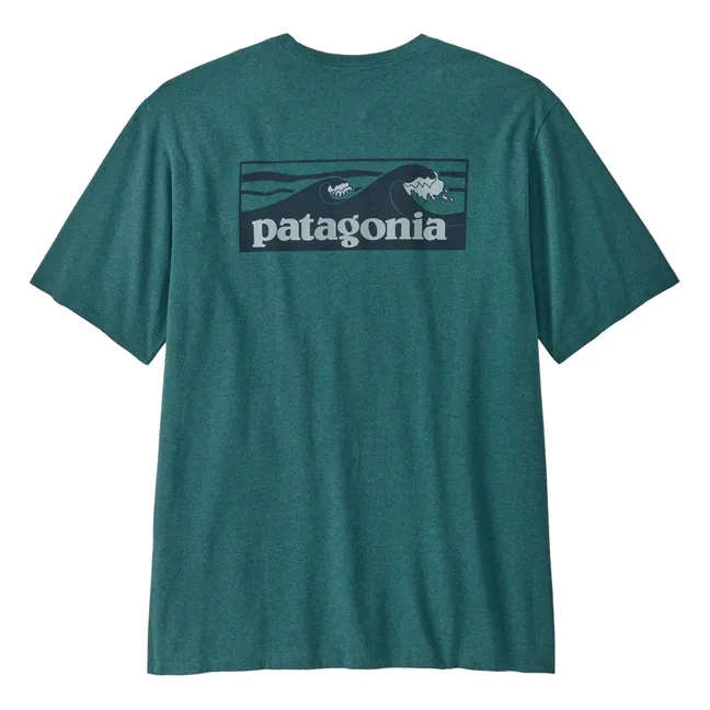 Camiseta Boardshort Logo Responsibili Fibras recicladas | Azul Pato
