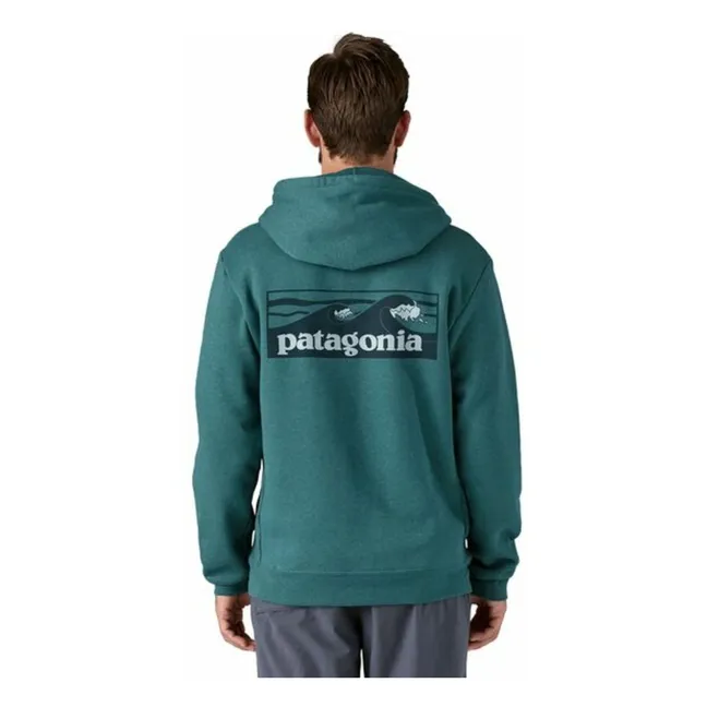 Hoodie Boardshort Uprisal Fibres Recyclées | Bleu canard