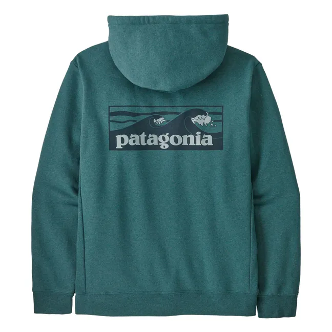 Hoodie Boardshort Uprisal Recycled Fibers | Peacock blue