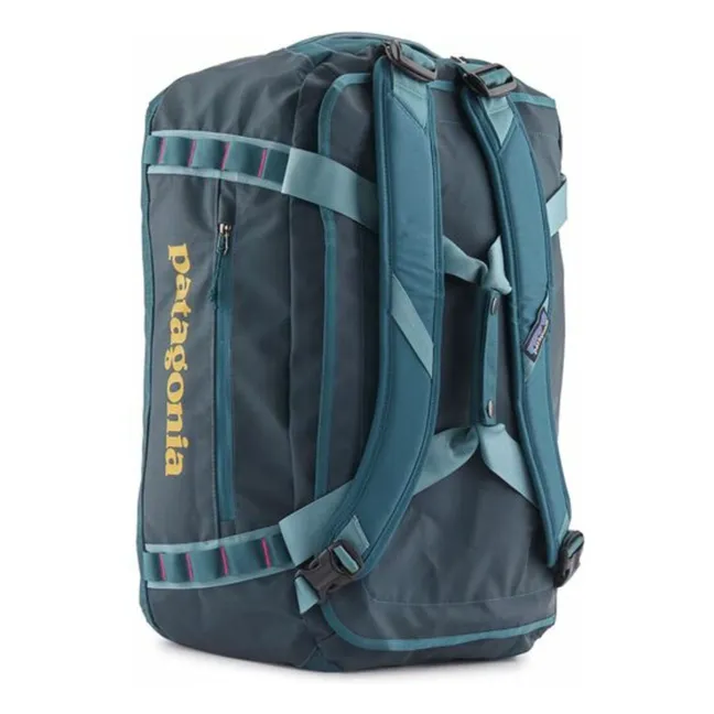 Black Hole Duffel 40L Recycled Fiber Backpack | Peacock blue
