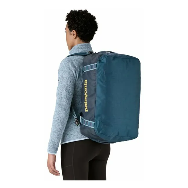 Black Hole Duffel 40L Recycled Fiber Backpack | Peacock blue