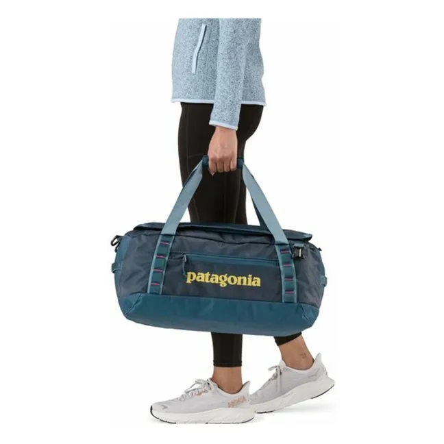 Black Hole Duffel 40L Recycled Fiber Backpack | Peacock blue