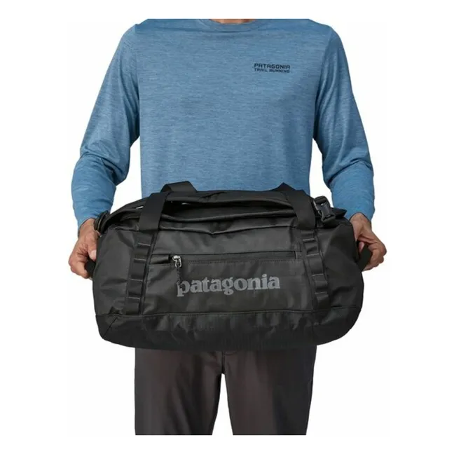 Black Hole Duffel 40L Recycled Fiber Backpack | Black