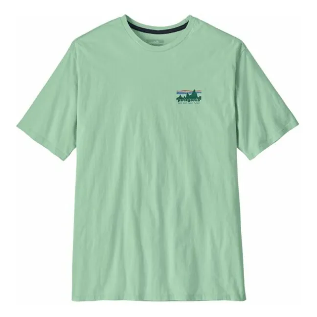 T-shirt 73 Skyline Coton Bio | Vert céladon