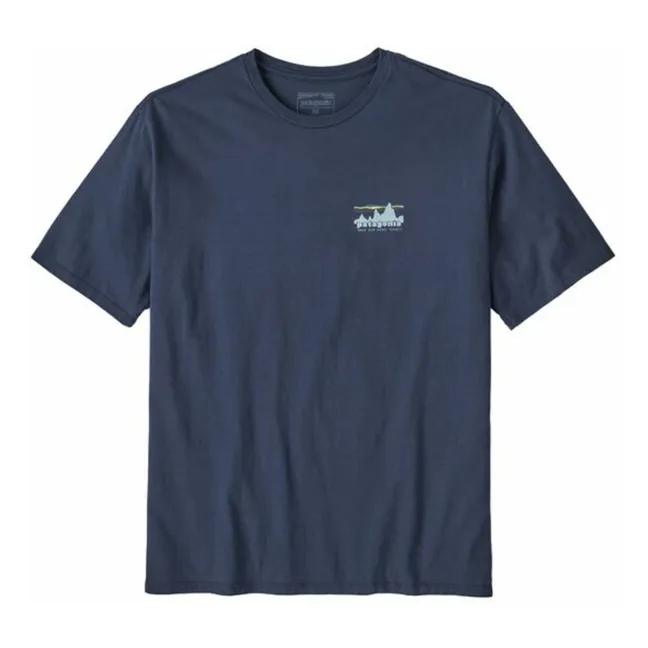T-shirt 73 Skyline Coton Bio | Bleu marine