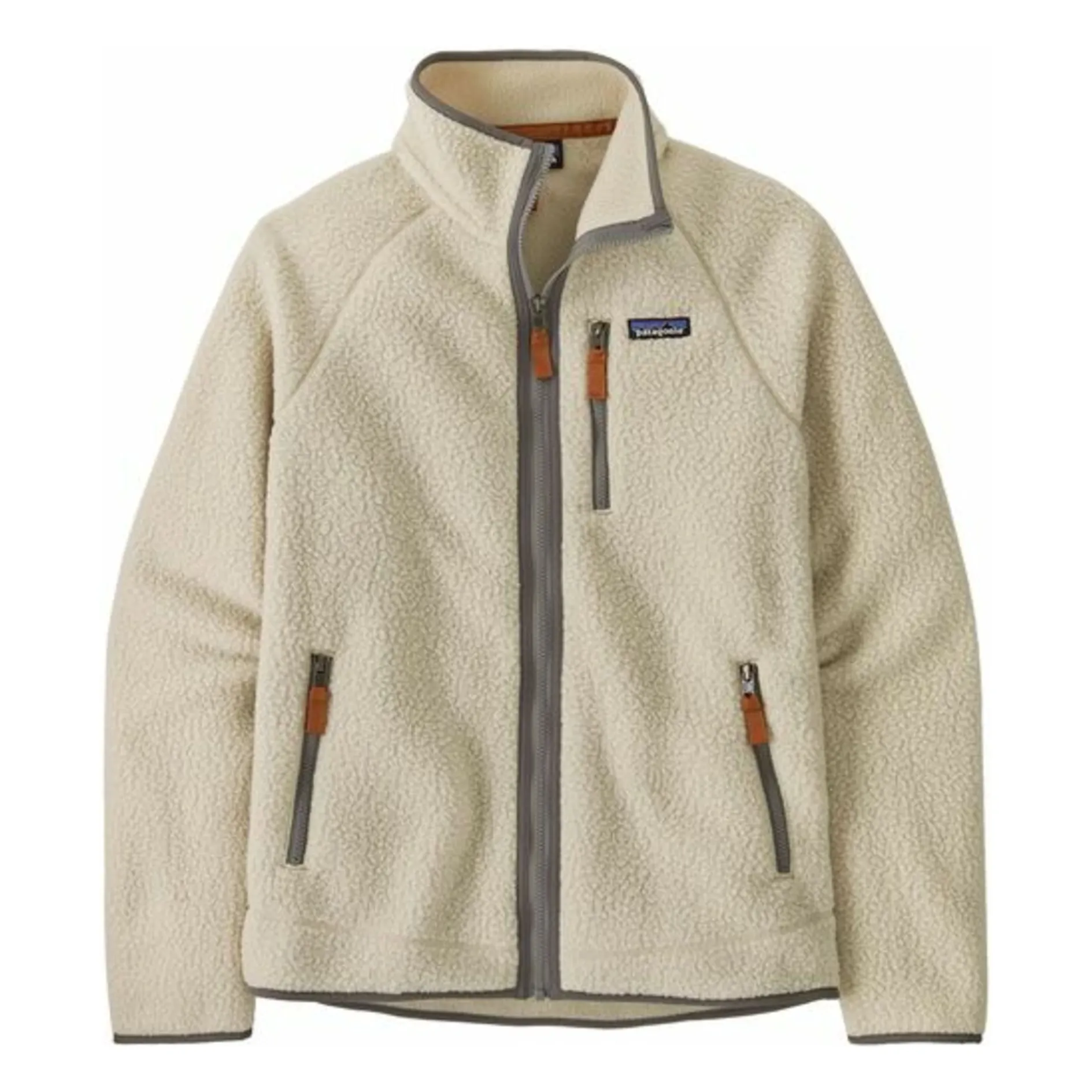 Patagonia Ecru Retro Pile Recycled Fiber Fleece With Zip