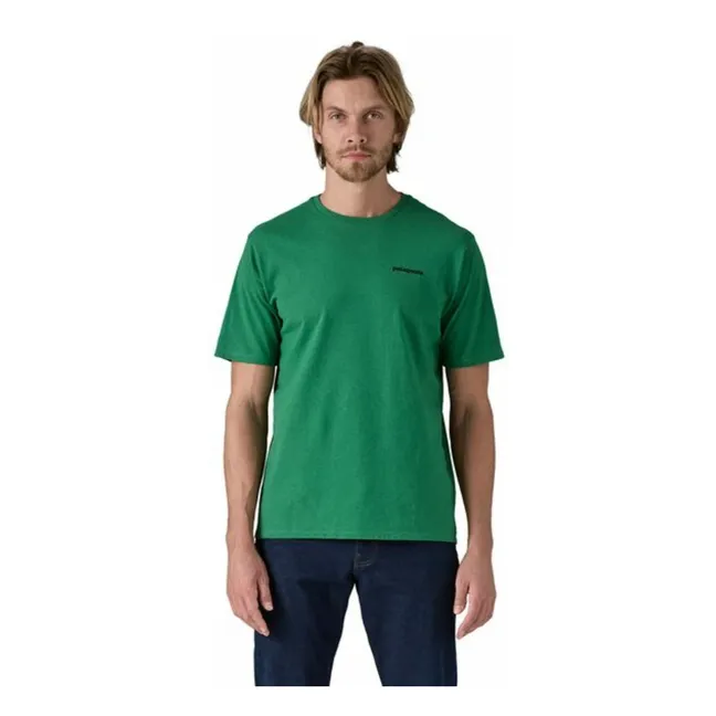 P-6 Logo Responsibili Camiseta Fibras recicladas | Verde Abeto