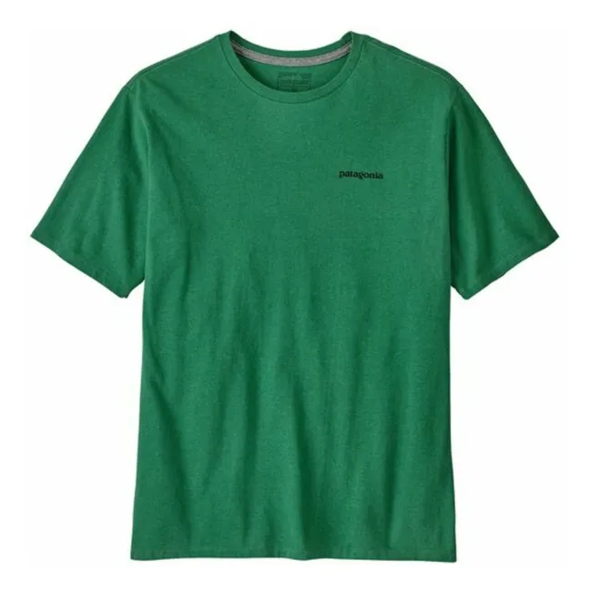 P-6 Logo Responsibili Camiseta Fibras recicladas | Verde Abeto
