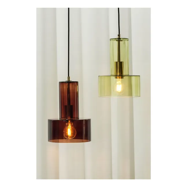 Ripple glass suspension | Green