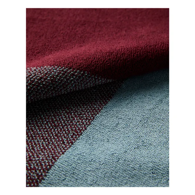 Bath towel, Lex Pott - Set of 2 | Burgundy