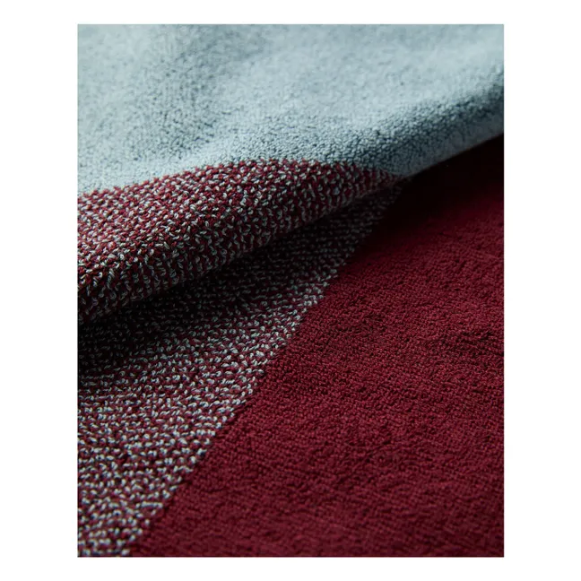 Bath towel, Lex Pott - Set of 2 | Burgundy