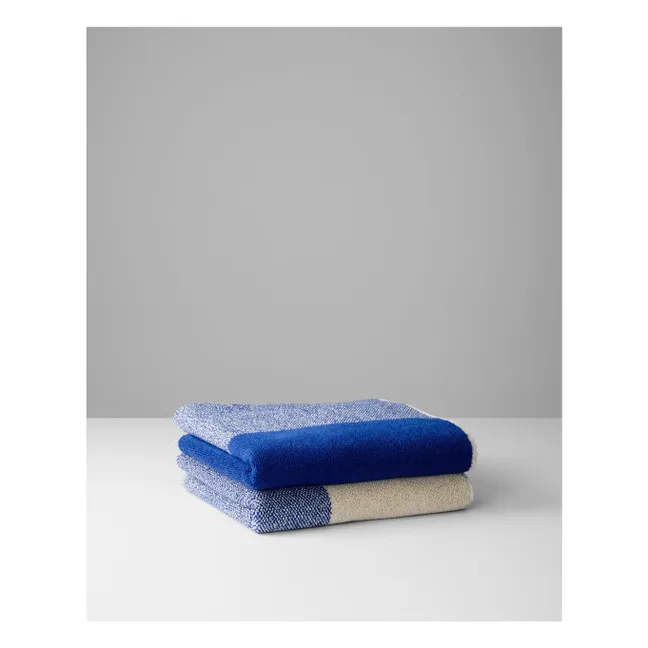 Serviettes de toilette, Lex Pott - Set de 2 | Bleu
