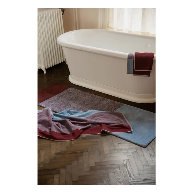 Bath towel, Lex Pott - Set of 2 | Burgundy