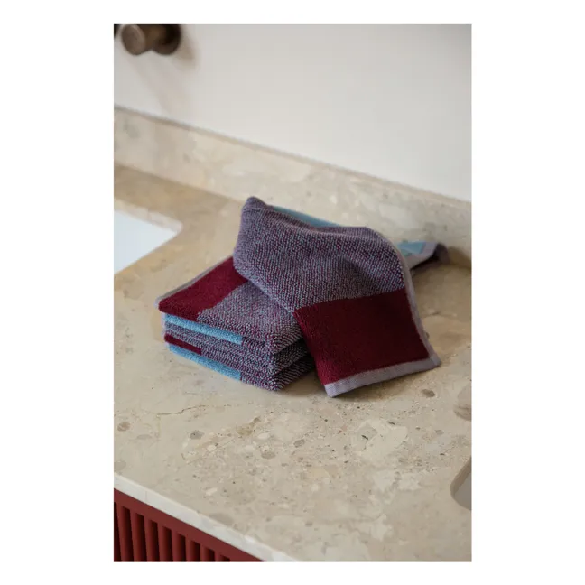 Serviettes invité, Lex Pott - Set de 2 | Bordeaux