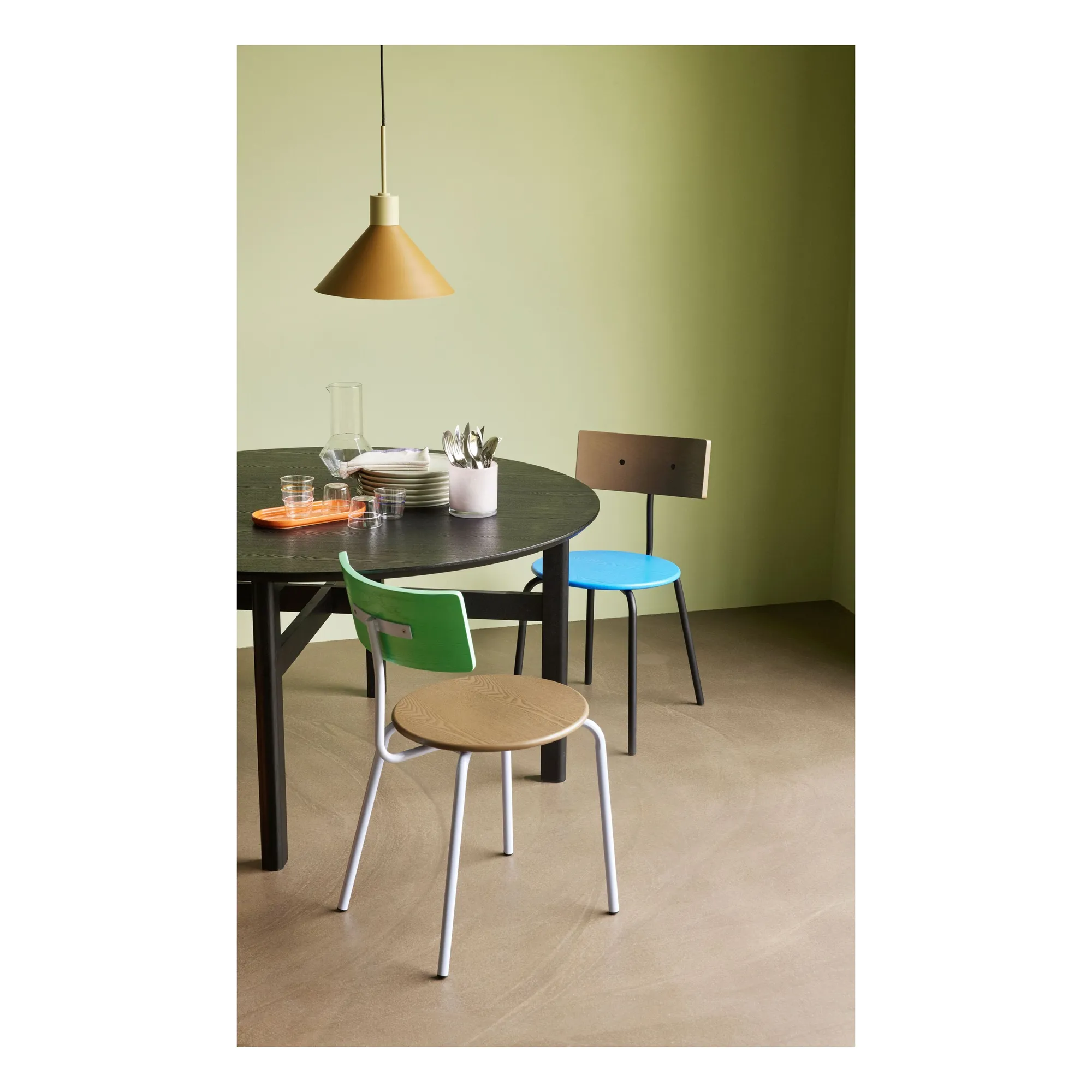 Chaise Koi - Set de 2 | Vert- Image produit n°3