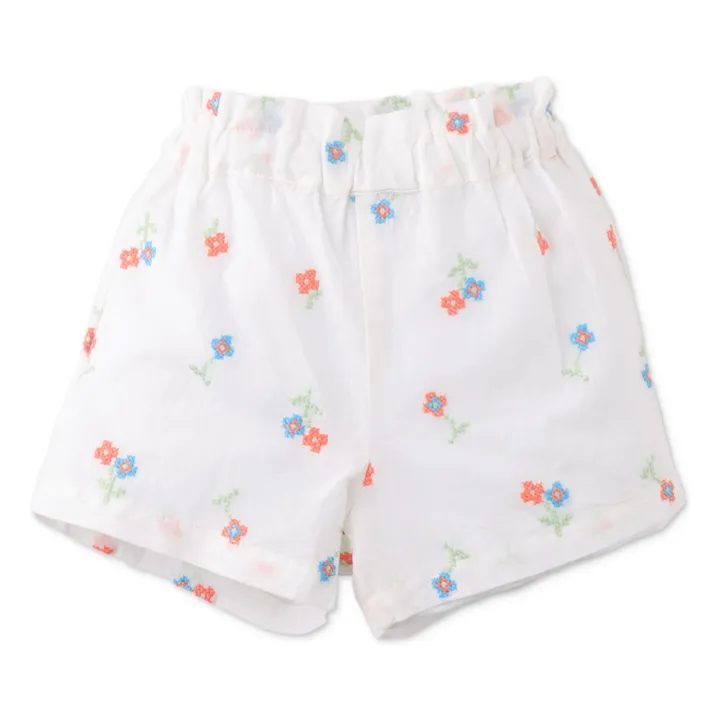 Ensemble Top et Short Mélanie | Blanc- Image produit n°2