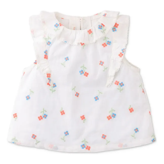 Ensemble Top et Short Mélanie | Blanc