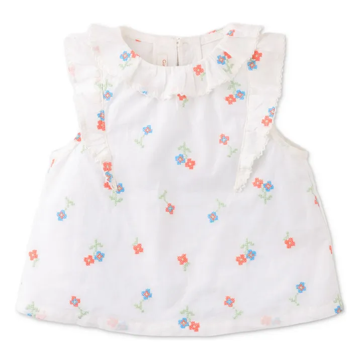 Ensemble Top et Short Mélanie | Blanc- Image produit n°1