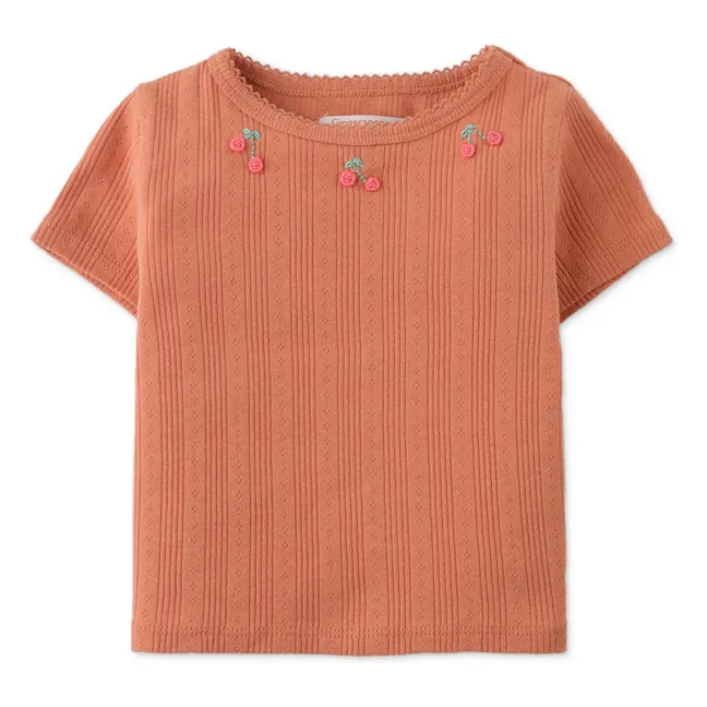 T-shirt Hazel Cerises | Terracotta