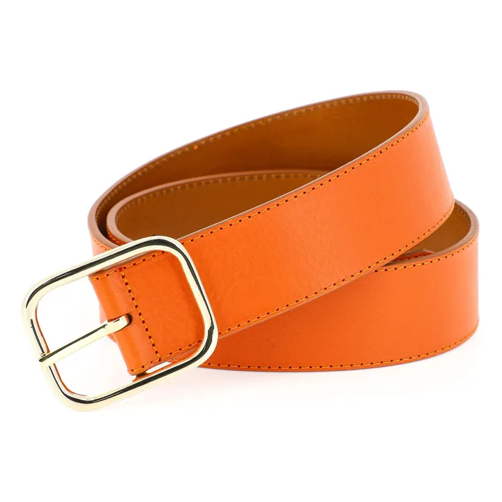 Ceinture Réversible La Vice-Versa | Orange- Image produit n°2