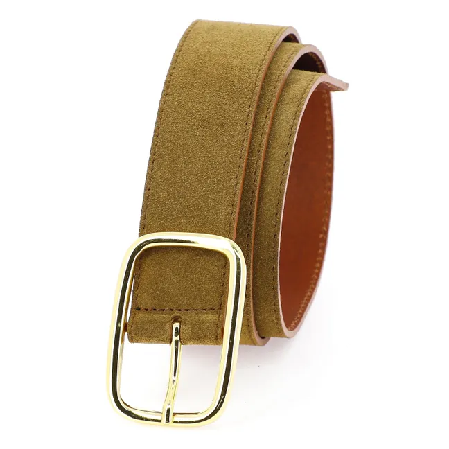 La Sabin Velvet Belt | Tabacco