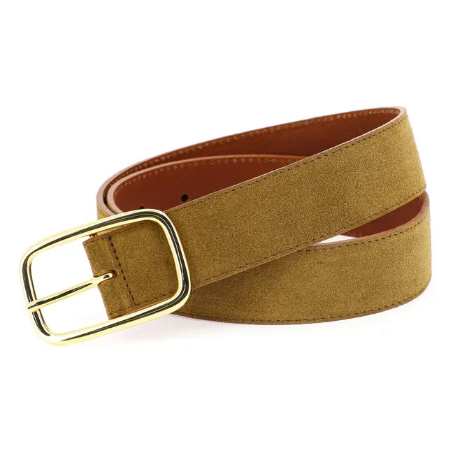 La Sabin Velvet Belt | Tabacco