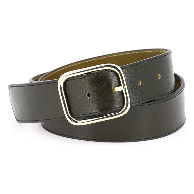 La Vice-Versa Piper Reversible Belt | Olive green