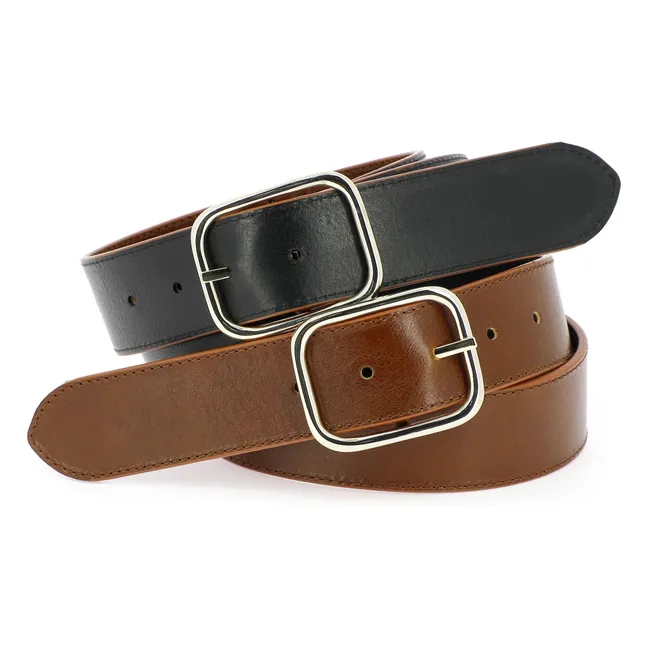 La Vice-Versa Piper Reversible Belt | Brown