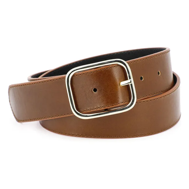 La Vice-Versa Piper Reversible Belt | Brown