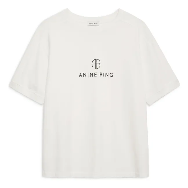 T-shirt Jaylin Monogram | Ivoire