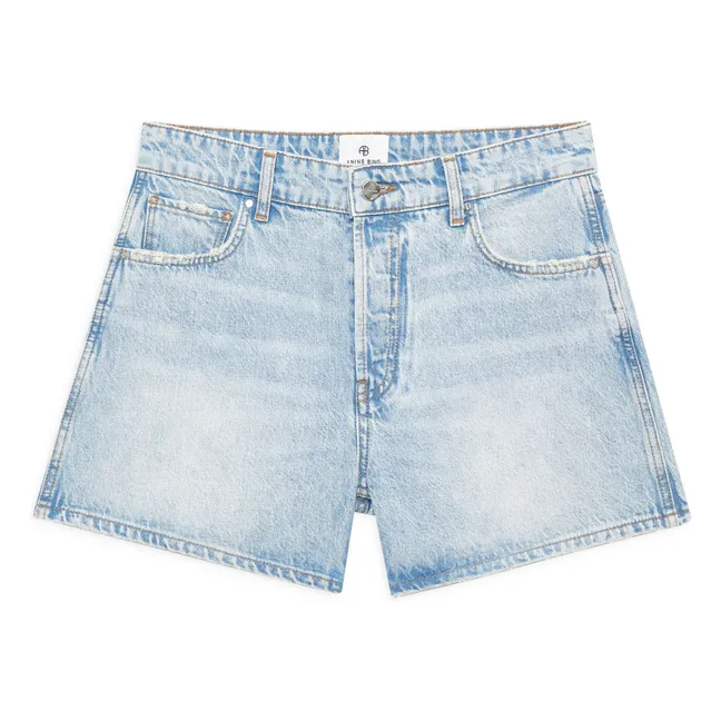 Short Dalton Coton Bio | Washed Blue