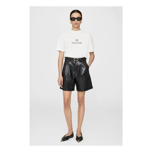 Camiseta Jaylin Monogram | Marfil