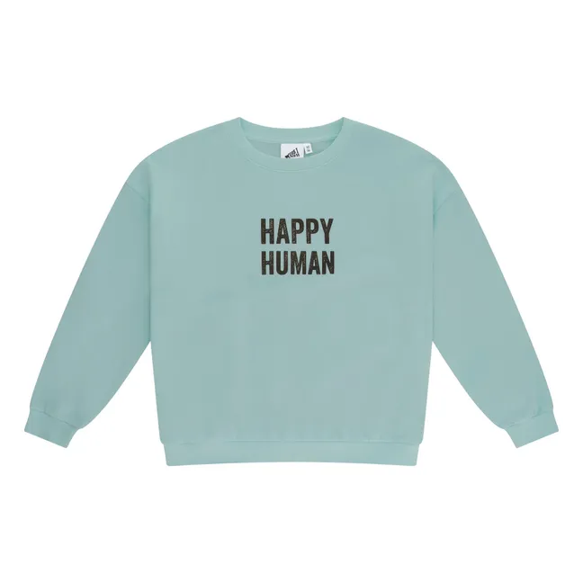 Sudadera Happy Algodón orgánico | Verde