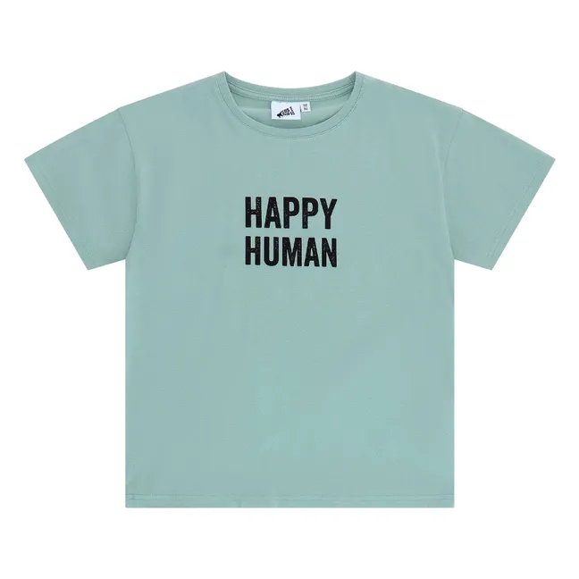 Maglietta Happy Cotone organico | Verde