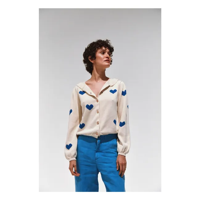 Cardigan Boum Coton Bio | Ecru