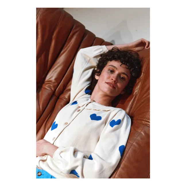 Cardigan Boum Coton Bio | Ecru