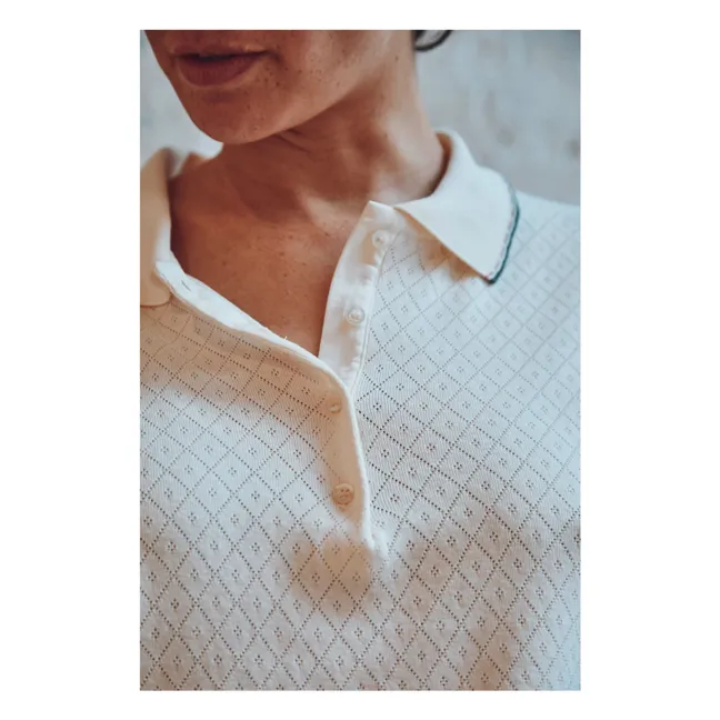 Polo Betsy Coton Bio | Crème