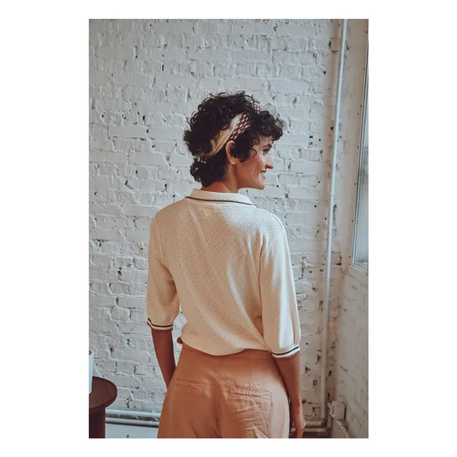 Polo Betsy Coton Bio | Crème