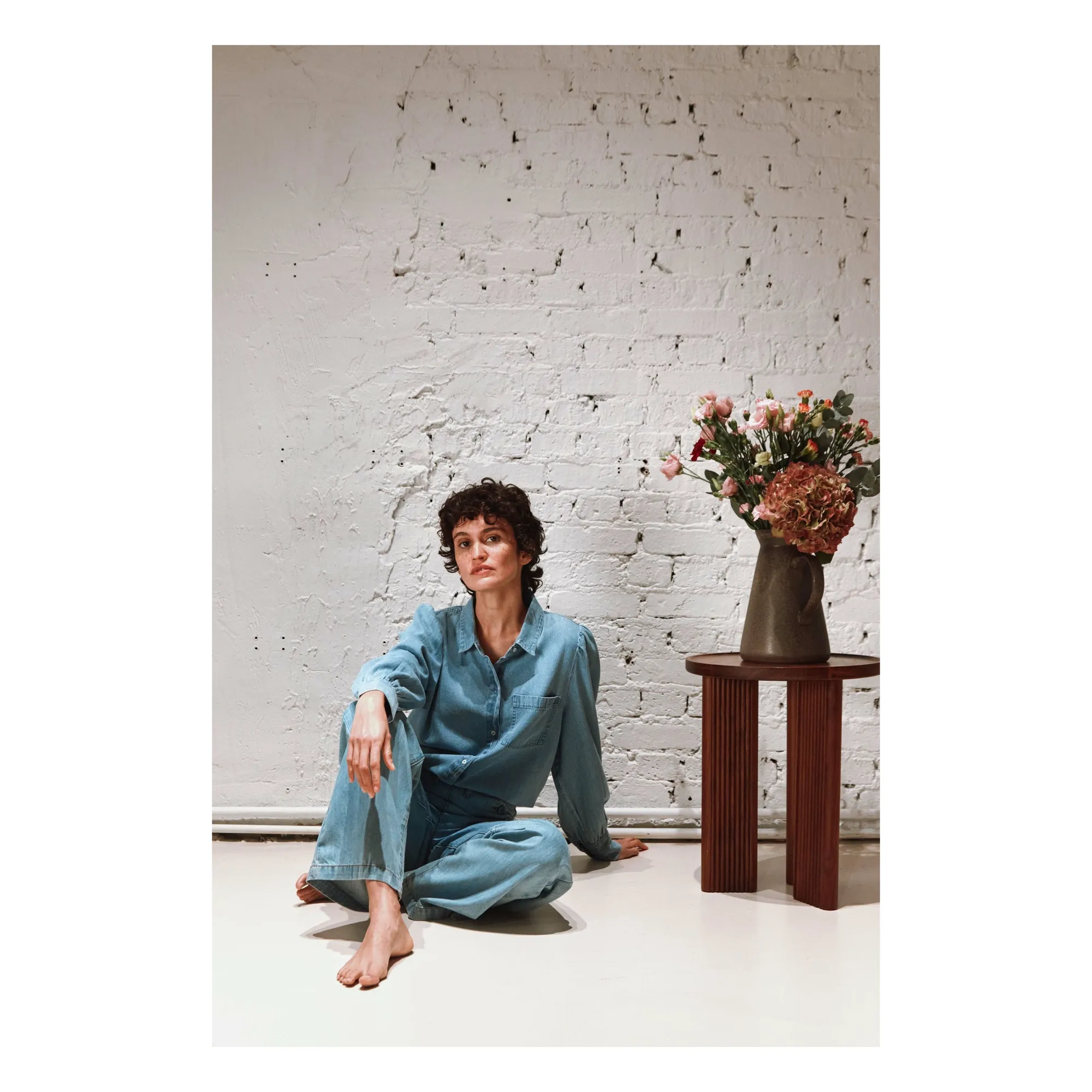 Chemise Balade Denim | Bleu- Image produit n°2