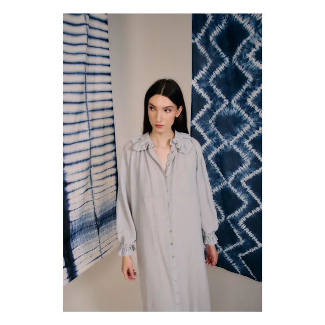 Vestido de rayas Versalles | Azul