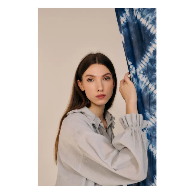Vestido de rayas Versalles | Azul