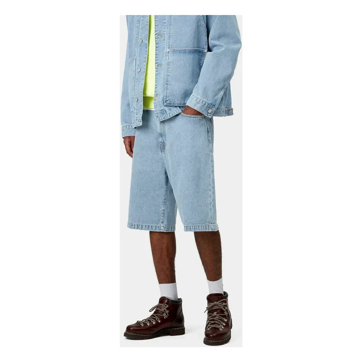 Short Landon Denim | Bleu- Image produit n°1