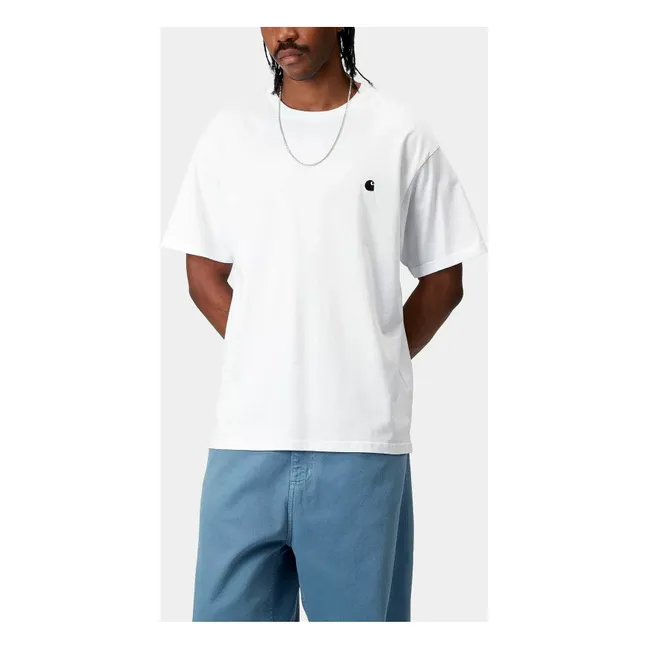 Camiseta Madison de algodón orgánico | Blanco