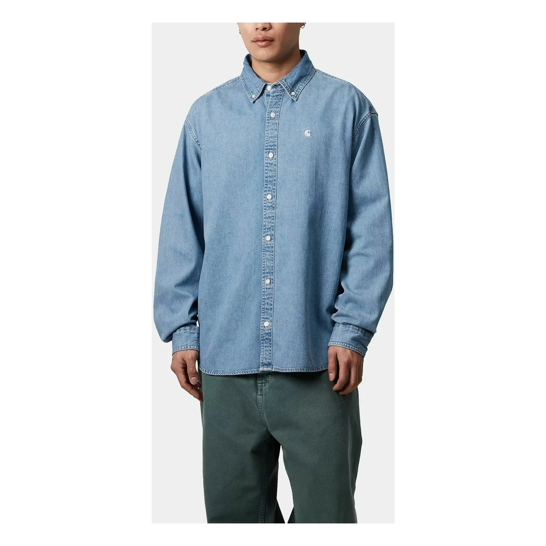 Carhartt Wip Blue Lucas Denim Overshirt