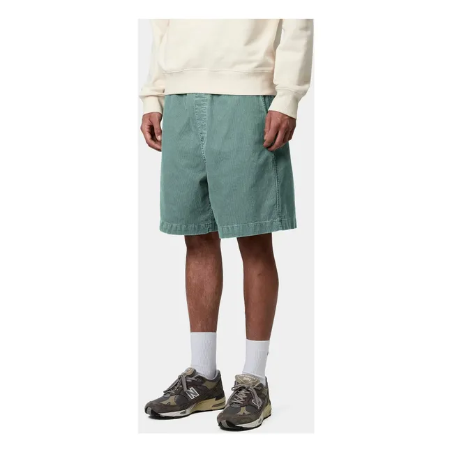 Pantalones cortos de pana Reynold | Gris jaspeado