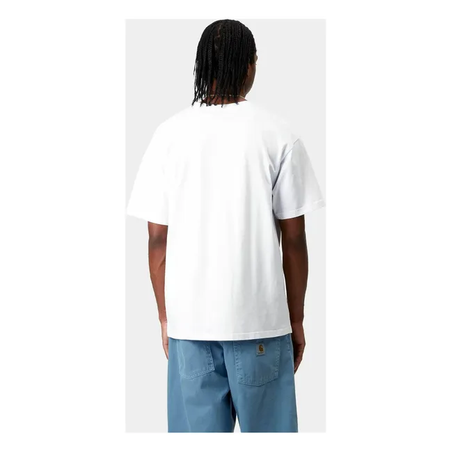 Camiseta Madison de algodón orgánico | Blanco