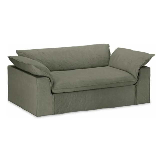 Nomad 2-Sitzer Leinen-Sofa | Khaki